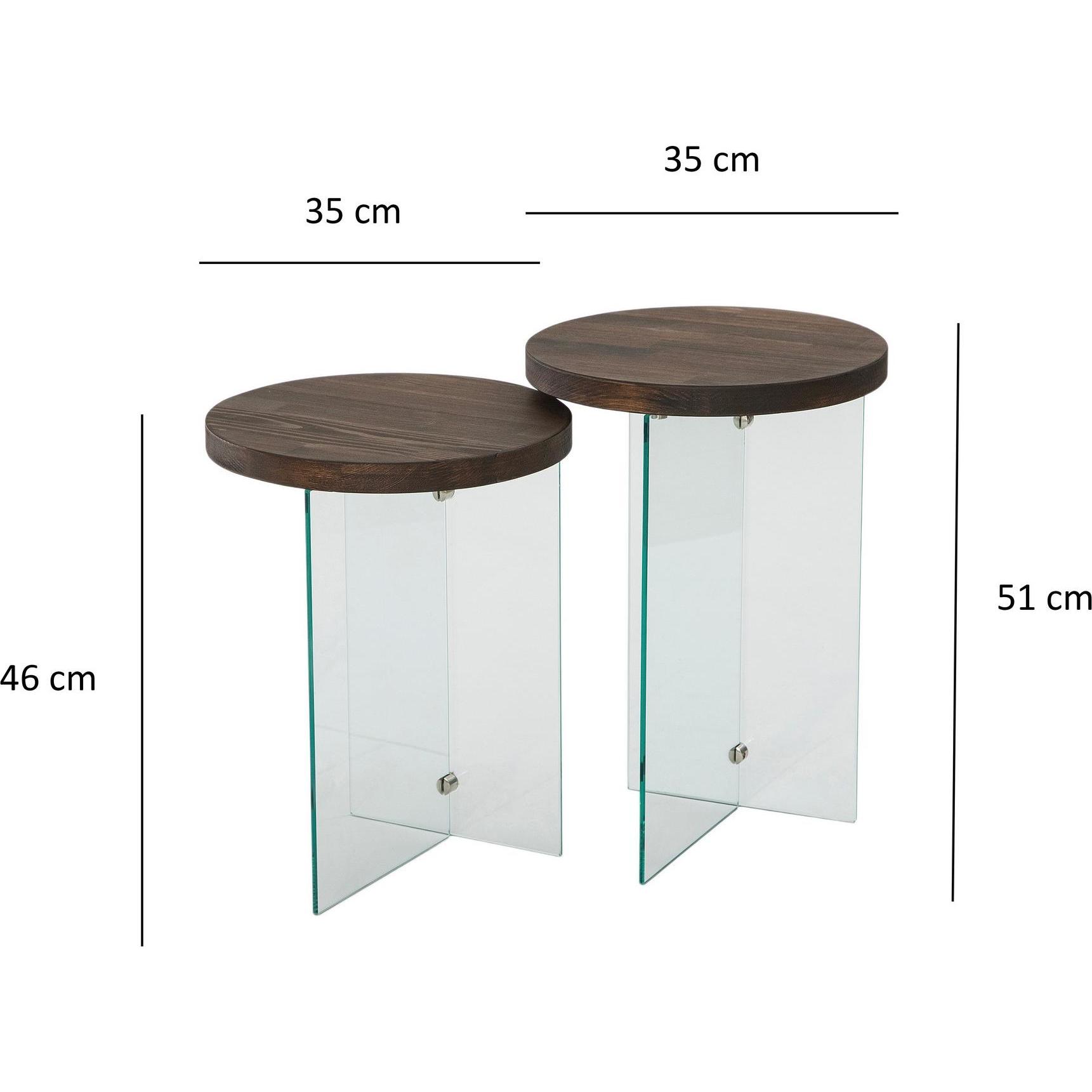 Thumbnail - Skye Decor, Couchtisch + Beistelltisch, Serenity (35 x 51 x 51 cm)