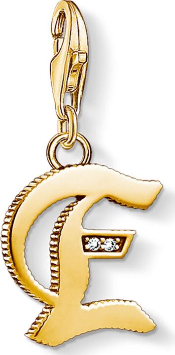 Produktbild Thomas Sabo Charm-Anhänger Buchstabe E gold (925er Silber)