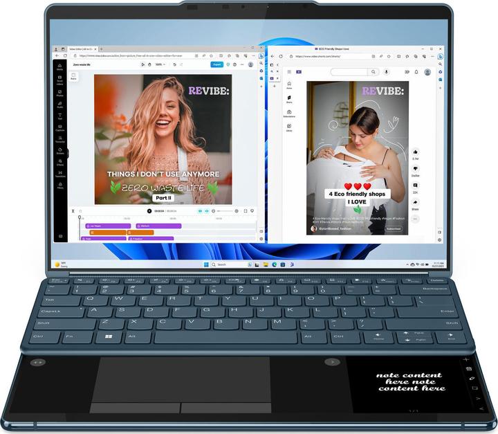 Produktbild Lenovo Yoga Book 9 (13.30", Intel Core Ultra 7 155U, 32 GB, 1000 GB, CH)