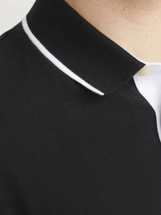 Actual product image Jack & Jones Single-coloured polo collar polo shirt Poloshirt (XL)