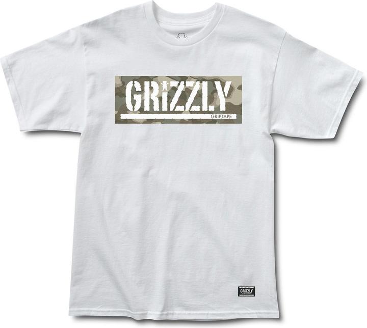 Actual product image Grizzly Sycamore Box Logo Tee (S)