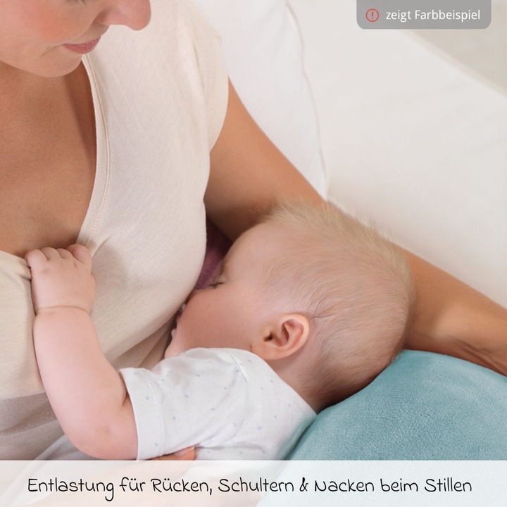 Produktbild Theraline Stillkissen Stillkissen Der Plüschmond - mit Mikroperlen-Füllung (140 cm)