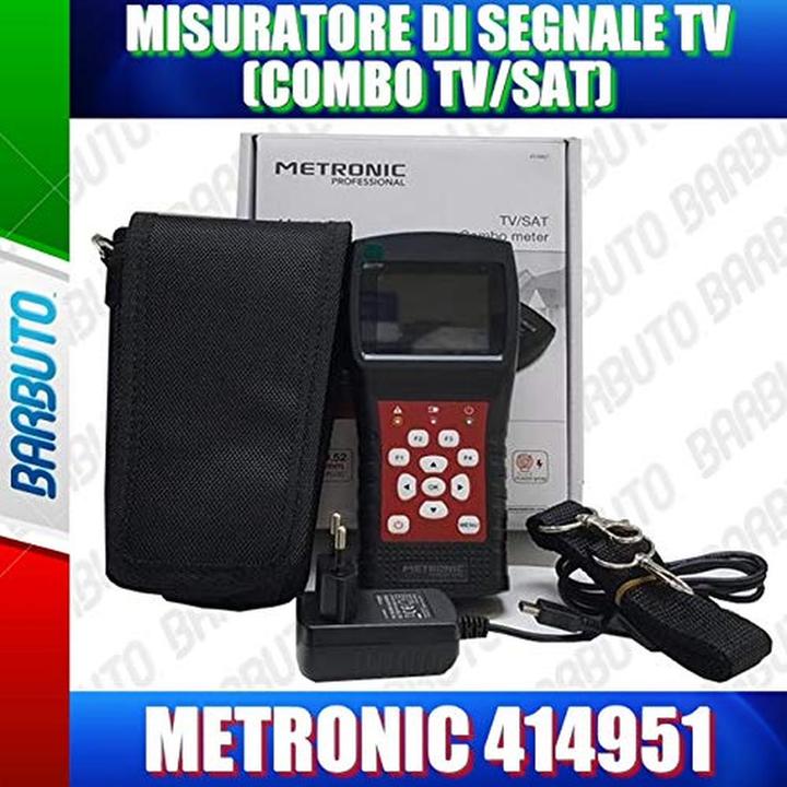 Produktbild Metronic Veldmeter TV/Sat T2+S2 mit Spektrumanalyse, robust und temperaturbeständig