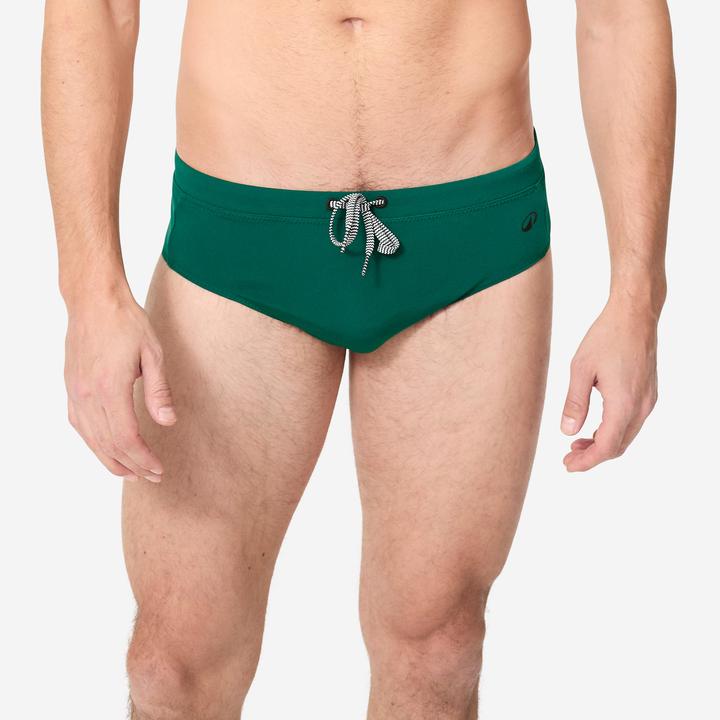 Nabaiji Badehose Slip Herren - 100 Plus grün (50)