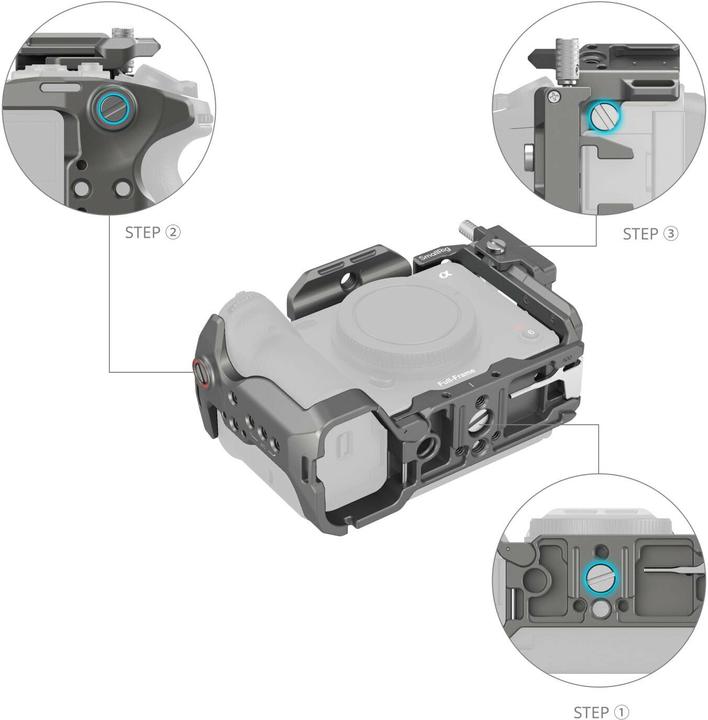 Productafbeelding SmallRig HawkLock kooiset met snelsluiting (Kooi)