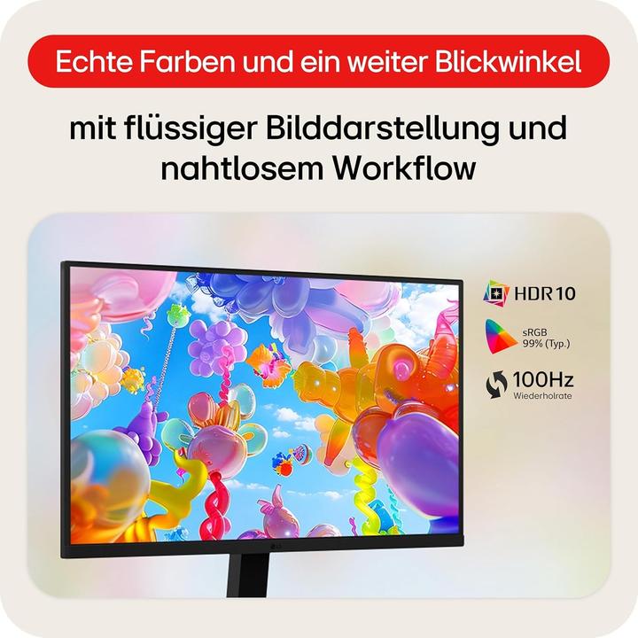 Image du produit LG 27" 27UA631A-B QHD IPS Monitor HDMI USB-C 16:9 (2560 x 1440 pixels, 27")