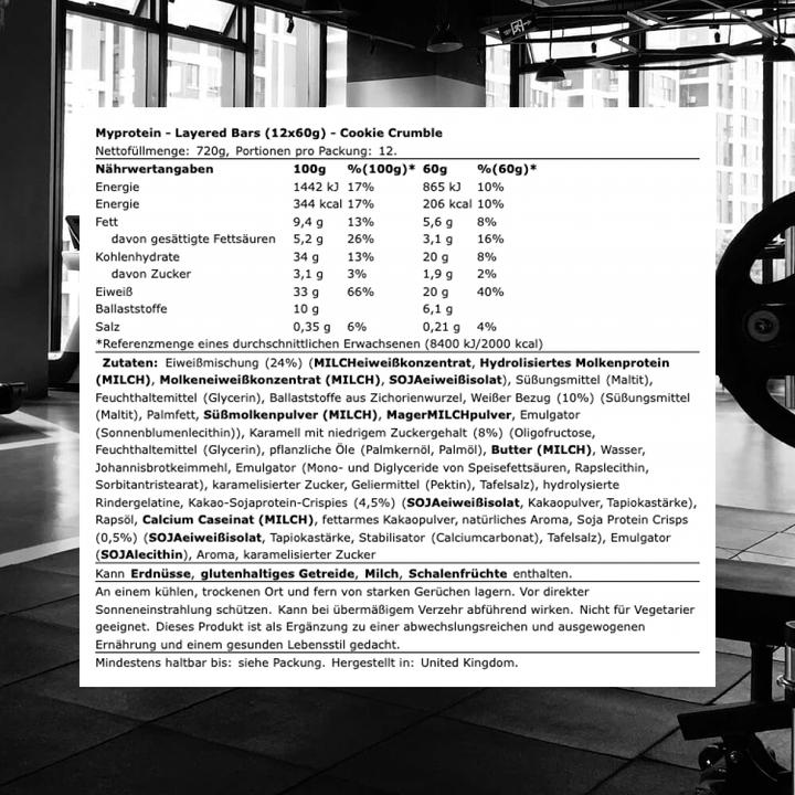 Produktbild MyProtein Retail (720 g, 12 Stk.)