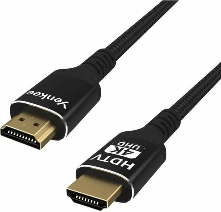 Actual product image Yenkee YCH 130 HDMI 2.0 (M) - HDMI 2.0 (M) 3 m schwarz / 4K/60Hz / 18 Gb/s (3 m)