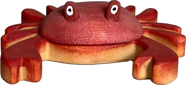 Immagine prodotto Natura Punto Granchio animale in legno, fatto a mano, 16 x 8 x 3 cm