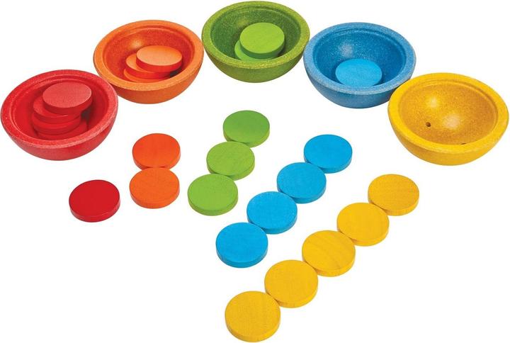 Produktbild Plantoys Sortier- und Zählbecher