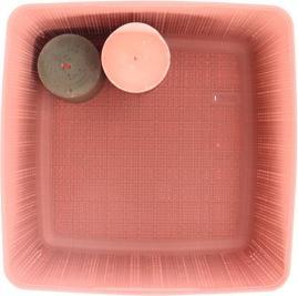 Produktbild Curver Jute Würfel Aufbewahrungskorb 17L Rose Dawn (4 x, 27 x 27 x 28 cm)