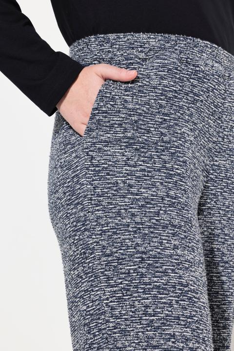 Produktbild Ulla Popken Bouclé-Hose Rose, weites Bein, Komfortbund (58, 60)