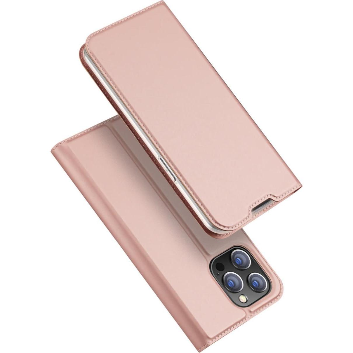 Thumbnail - Dux Ducis Skin Pro Series Bookcover (Apple iPhone 14 Pro), Smartphone Hülle, Rosa
