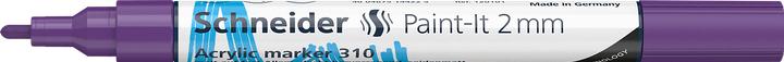 Valeurs nutritives et ingrédients Schneider Marqueur acrylique Paint-It 310 2mm violet (1 x)