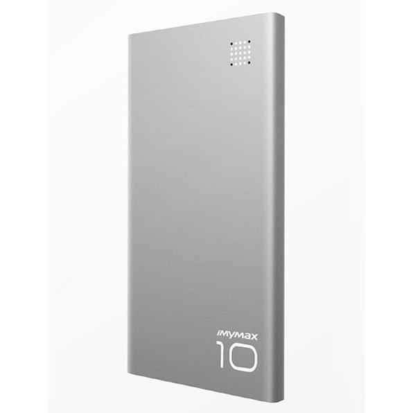 Mymax iMYMAX P10 Power Bank 10.000mAh grau (10000 mAh), Powerbank, Grau