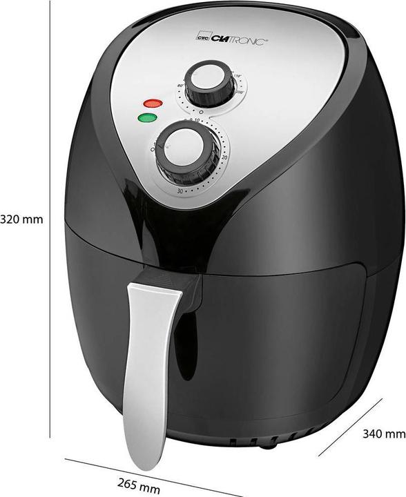 Actual product image Clatronic FR Hot Air Deep Fryer