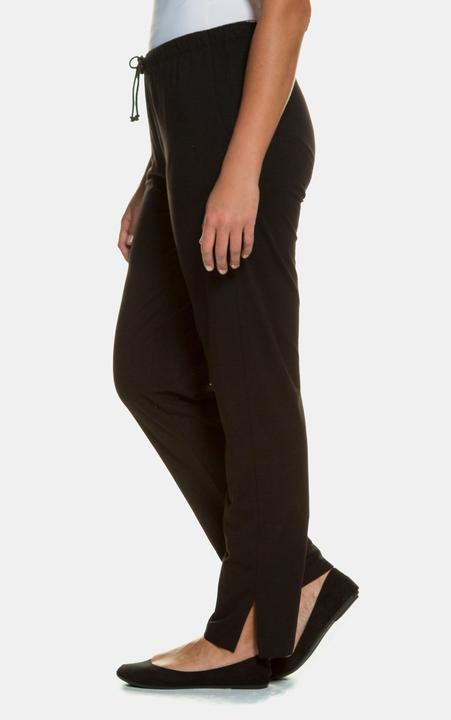 Immagine prodotto Ulla Popken Pantaloni dal taglio aderente con cintura elastica e spacchetti laterali, fino alla tg. 72/74 (62, 64)