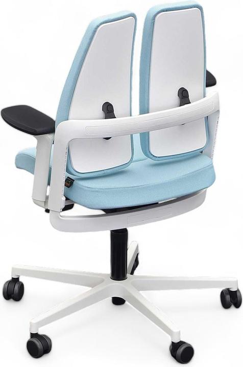 Produktbild Sitag Bürostuhl SitagXilium DuoBack swissmade ergonomisch mit 4D Armlehnen, Blau, Neu (46 - 60 cm)