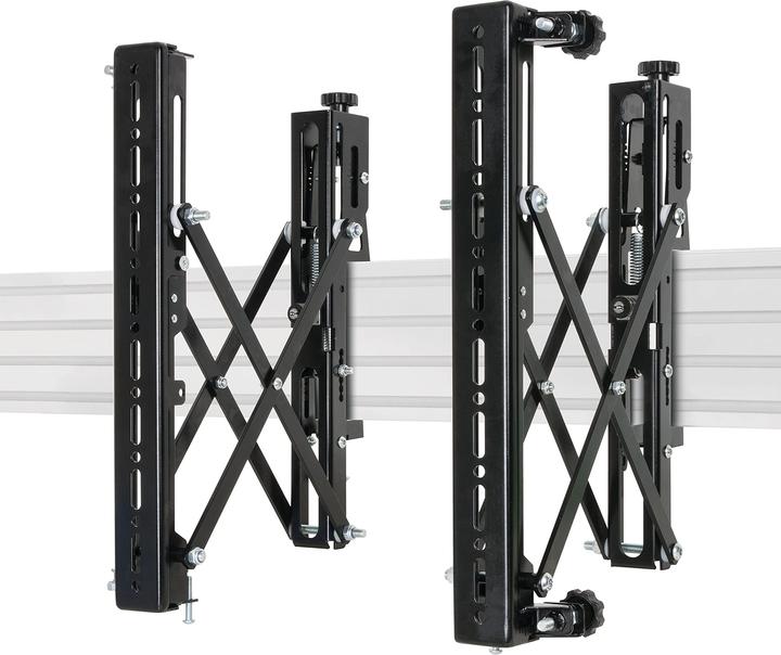 Produktbild b-tech BT8390-VESA400MAP - Schnittstellen-Adapterarm - Schwarz - 50 kg - Schiene - 165 (Wand, 50 kg, 39" - 70")