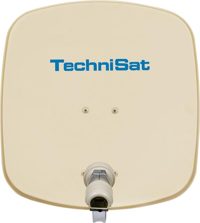 TechniSat DigiDish 45, LNB simple universel, beige (Antenne parabolique, 32.20 dB, DVB-S / -S2)