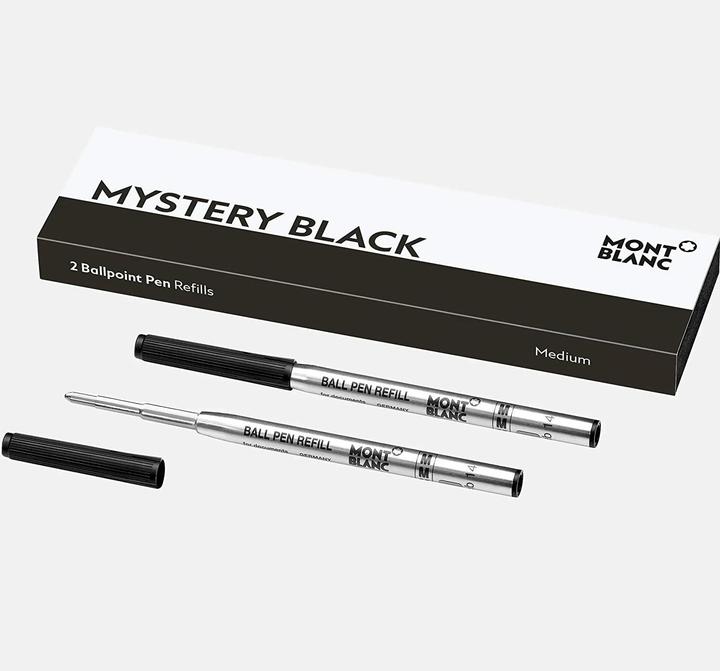 Actual product image Montblanc Ballpoint Pen Refill Large (Black, 0.50 mm, 2 pcs.)