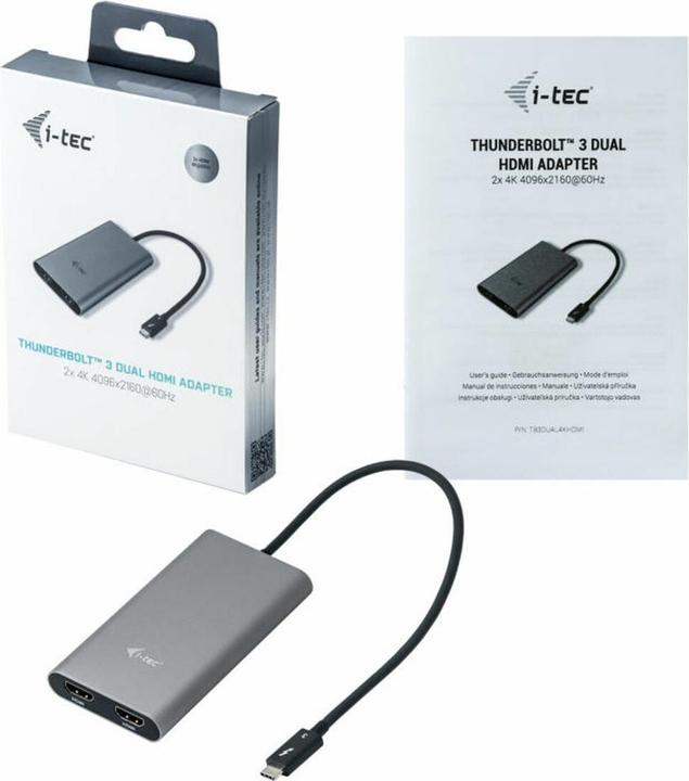 Immagine prodotto i-tec Thunderbolt 3 a (HDMI, 27 cm)
