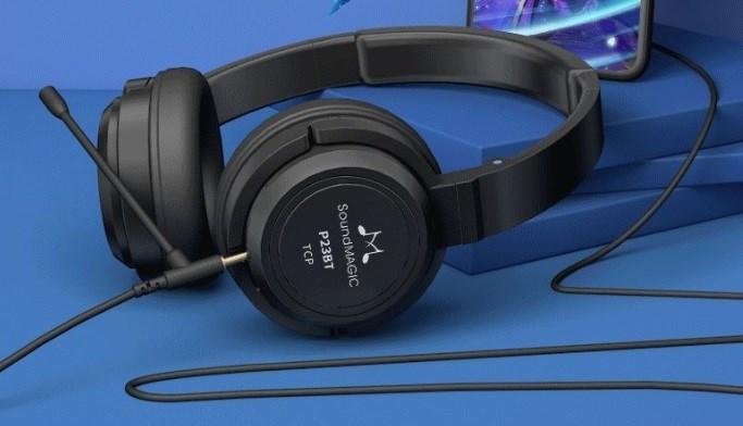 Actual product image SoundMagic P23BT Black Headphones - Over-Ear Bluetooth Headphones (ANC, 60 h, Wireless)