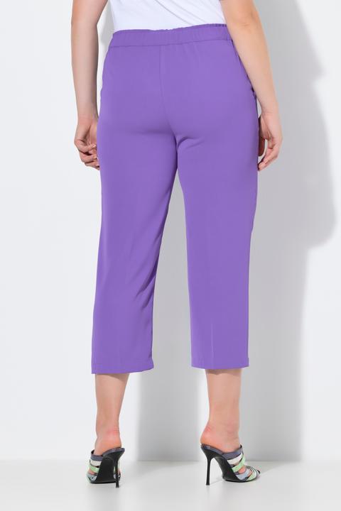 Image du produit Ulla Popken Pantalon 7/8 à pinces. Taille élastique (48)