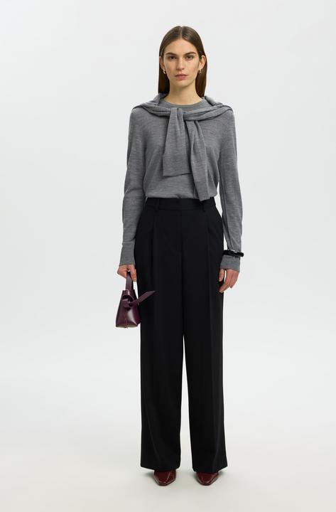 Produktbild Selected Slfthea Ls Knit Merino O-Neck Noos (S)