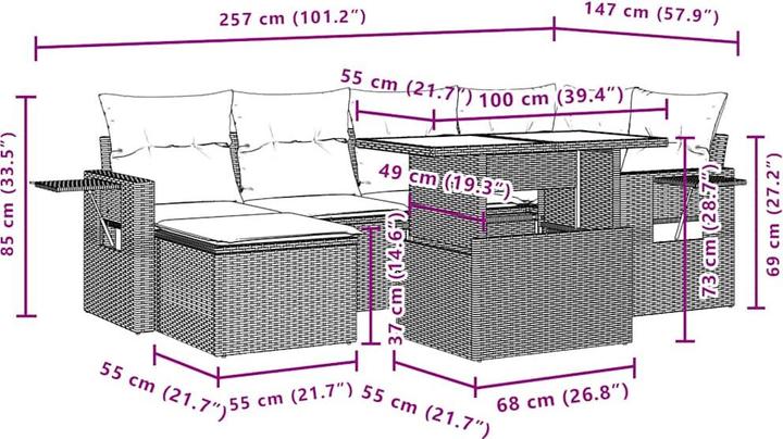 Produktbild vidaXL Clayton