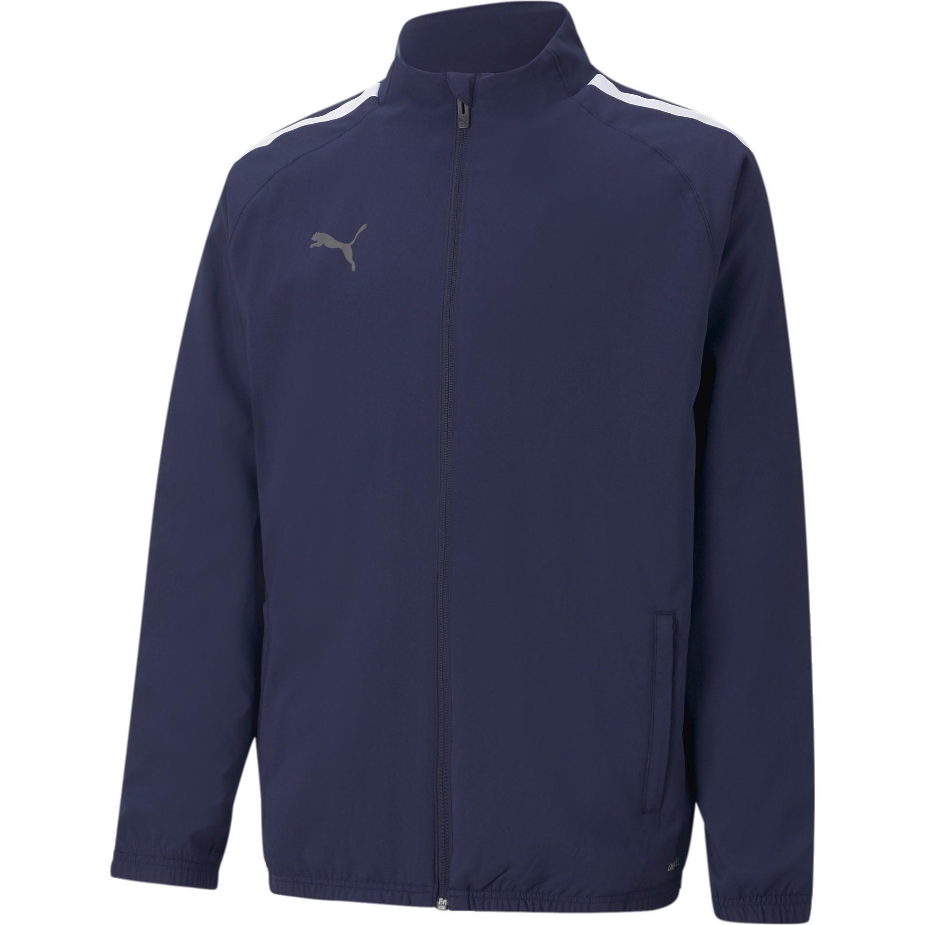 Puma, Unisex, Laufjacke, teamLIGA Sideline Jkt Jr-657260 (176), Blau, 176