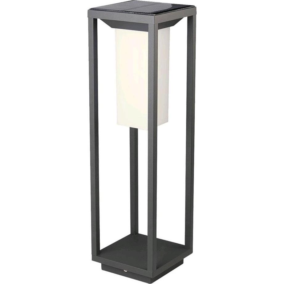 Thumbnail - V-TAC, Gartenbeleuchtung, VT66N 2W LED Solar Pollerleuchte SAMSUNG Chip Grey Body 3000K (280 lm, IP65)