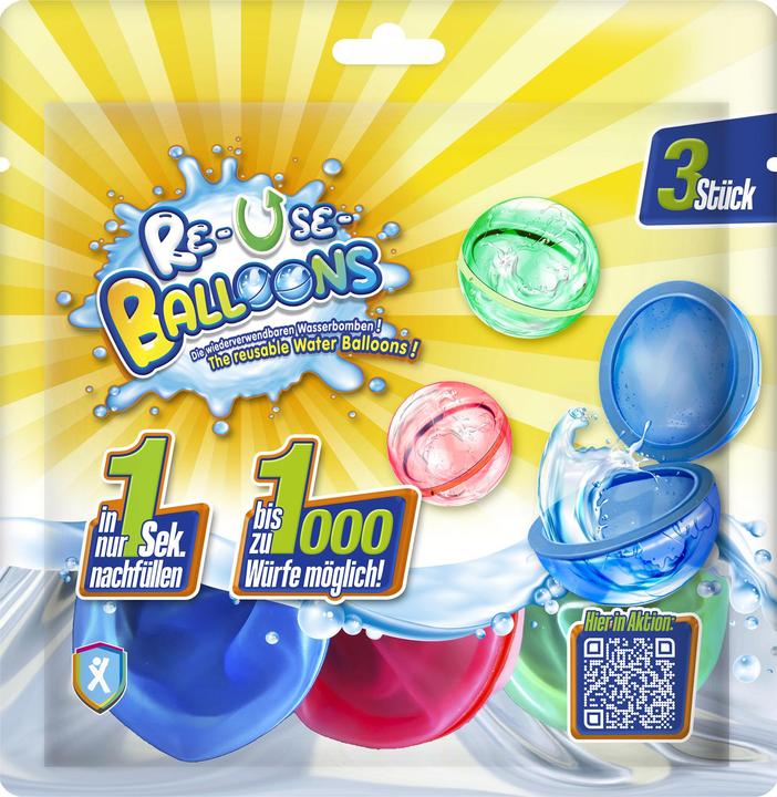 Produktbild Xtrem Toys & Sports Re-Use-Balloons, 3er Set (3 x)