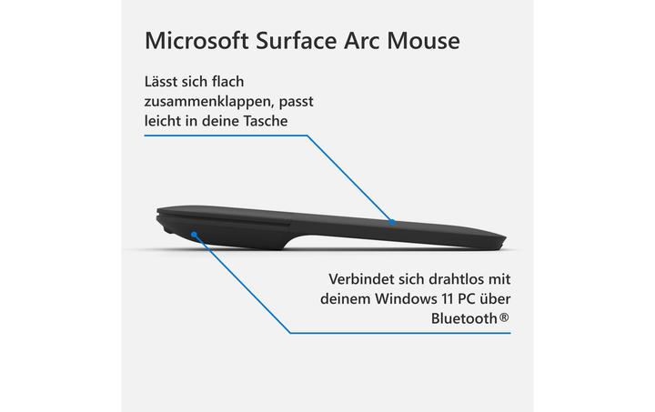 Actual product image Microsoft Surface Arc for business (Wireless)