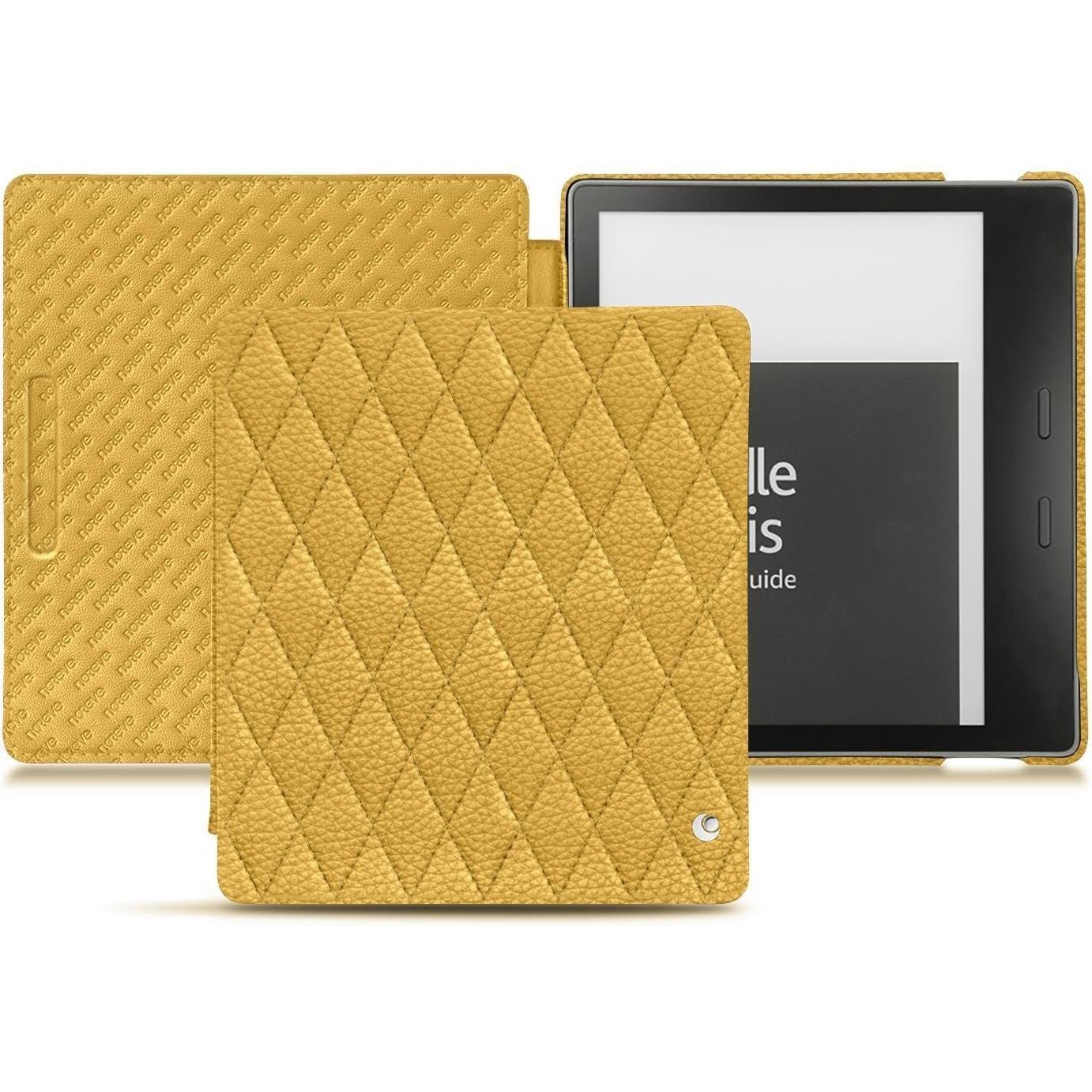 Noreve Lederschutzhülle horizontal (Kindle Oasis (2019)), Tablet Hülle, Orange
