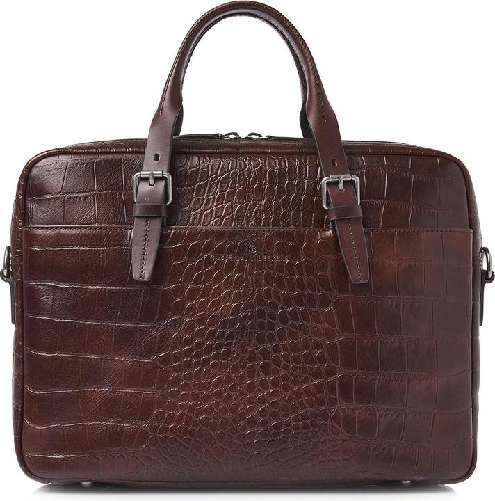 Castelijn & Beerens Jules Aktentasche RFID Schutz Leder 30 cm Laptopfach (17")