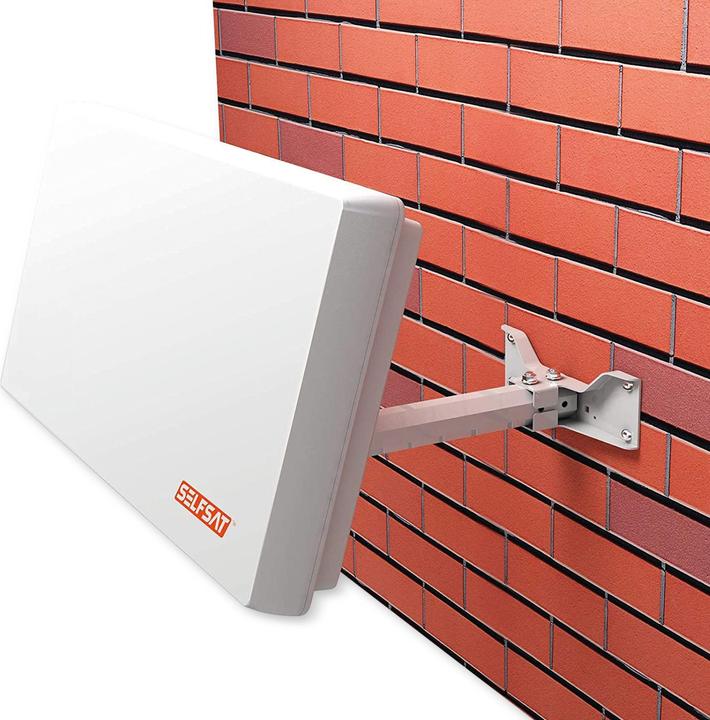 Actual product image Selfsat H22D4+ flat antenna with Quad LNB 4 participants (Flat antenna, 34.50 dB, DVB-T / -T2)