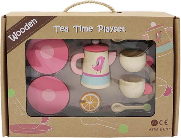 Actual product image Lobbes Teeservice-Spielset aus Holz, 10-tlg.