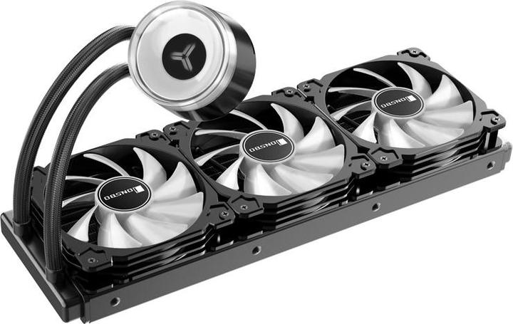 Actual product image Jonsbo ANGELEYES TW2-360 complete water cooling, RGB