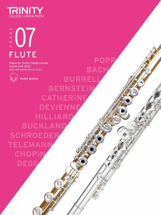 Produktbild Trinity College London Flute Exam Pieces from 2023: Grade 7 (Englisch, Trinity College London, 2023)
