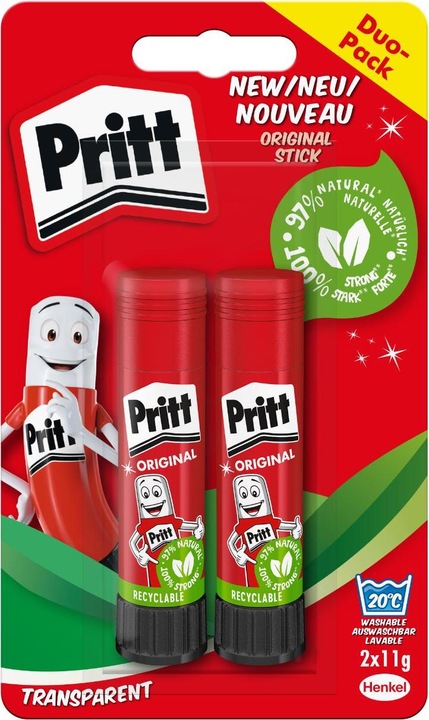 Produktbild Pritt Klebestift 11 g, 2 Stück