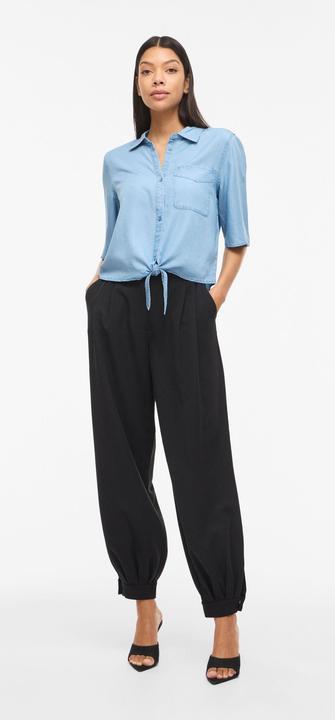 Immagine prodotto Vila VITEA Denim Oberteil mit kurzen Ärmeln (36)