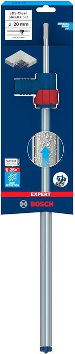 Immagine prodotto Bosch Professional Zubehör Set di punte per martello Expert SDS Clean plus-8X 20 x 400 x 550 20 x 400 x 550 (fino a 20 millimetri)