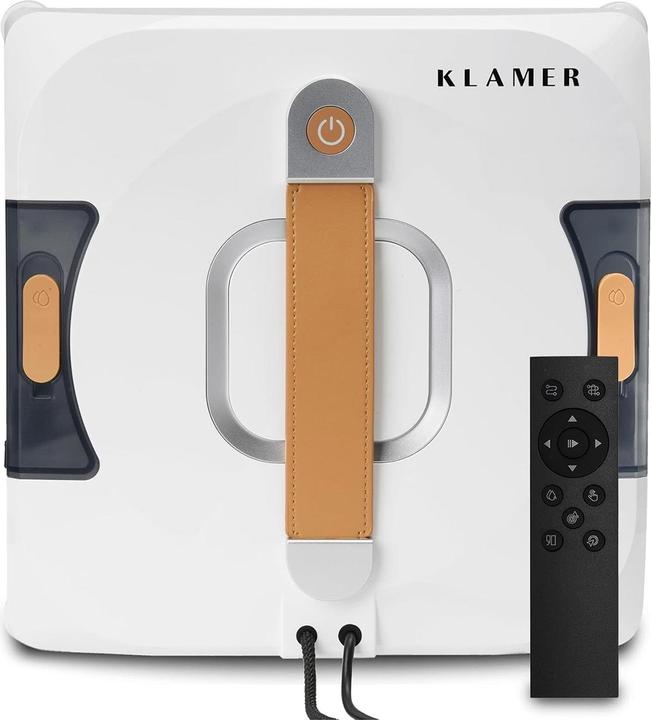 KLAMER Fensterputzroboter, Kompakter Fensterroboter mit automatischer Kanten-Erkennung, Dual Sp…