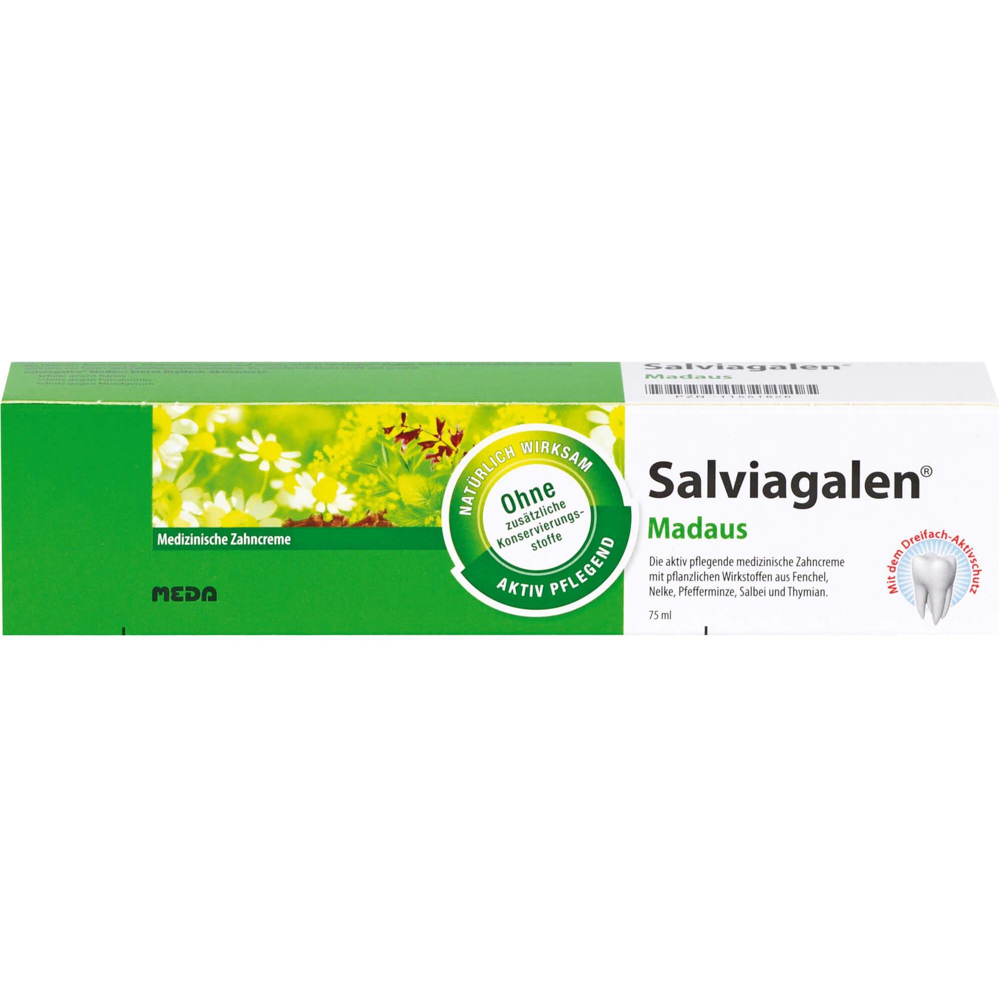 Thumbnail - Meda Pharma, Zahnpasta, Salviagalen Madaus, 75 ml Zahncreme (75 ml)