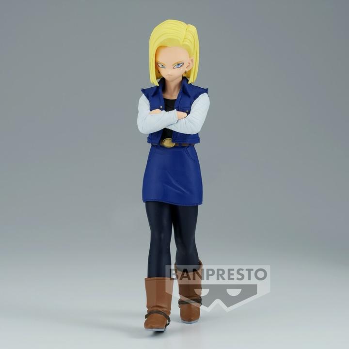 Actual product image Banpresto DRAGON BALL Z - C-18 - Figurine Solid Edge Works 17cm