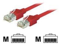 Image du produit Tecline Câble patch Dätwyler S/UTP, Cat 5e, rouge, 1,0 m hautement flexible, avec connecteurs Hiroso TM11 (S/UTP, CAT5e, 1 m)