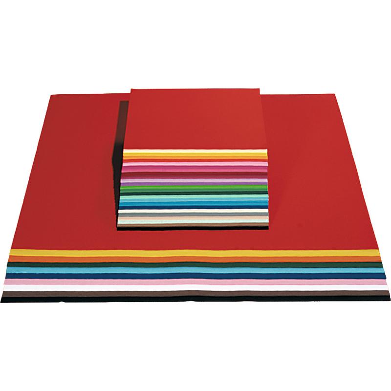 Folia, Bastelpapier, Tonpapier, (B)500 x (H)700 mm, 130 g/qm, hellgrn (130 g/m², 10 x)
