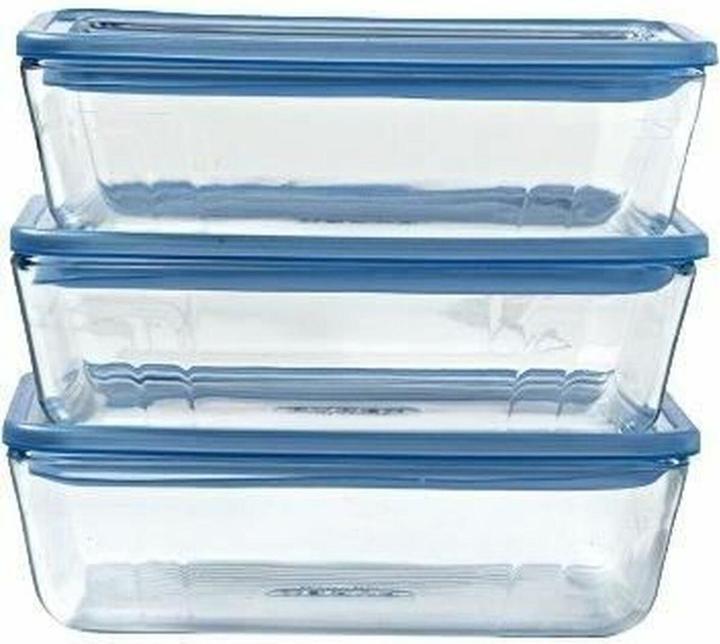 Actual product image Pyrex Lunchbox-Set 2,6 L 3 Stücke
