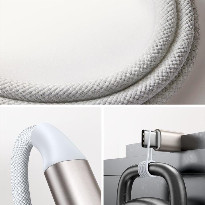 Actual product image Joyroom cable with inductive charger for Apple Watch 1.2m white (S-IW011)